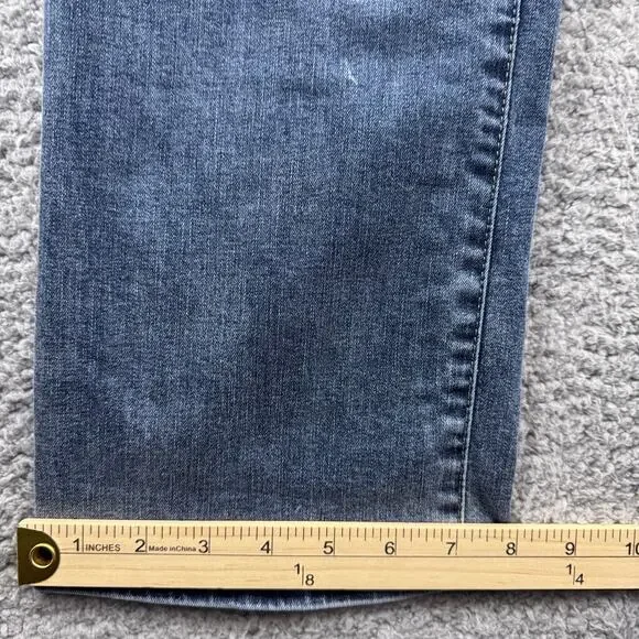 NYDJ Marilyn Straight Leg Jeans Womens 8 Blue Lift Tuck Technology Stretch Denim - Picture 7 of 12